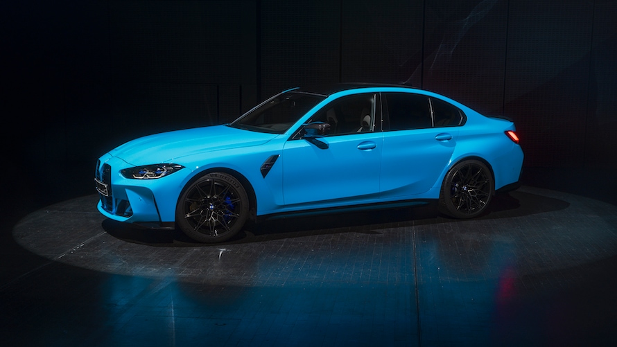 BMW Individual special paint finish Miami Blue.