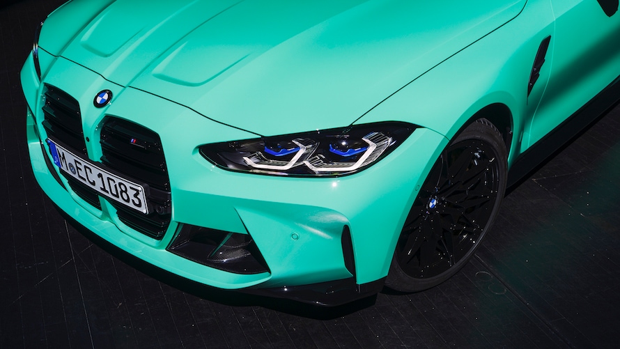 BMW Individual special paint finish Mint Green.