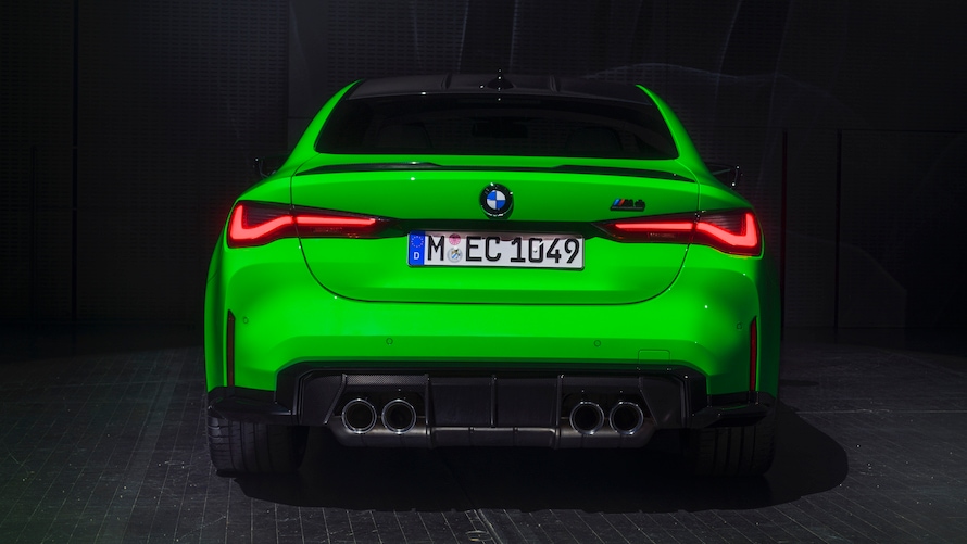BMW Individual special paint finish Signal Green.