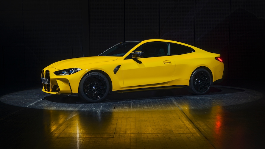 BMW Individual special paint finish Speed Yellow.