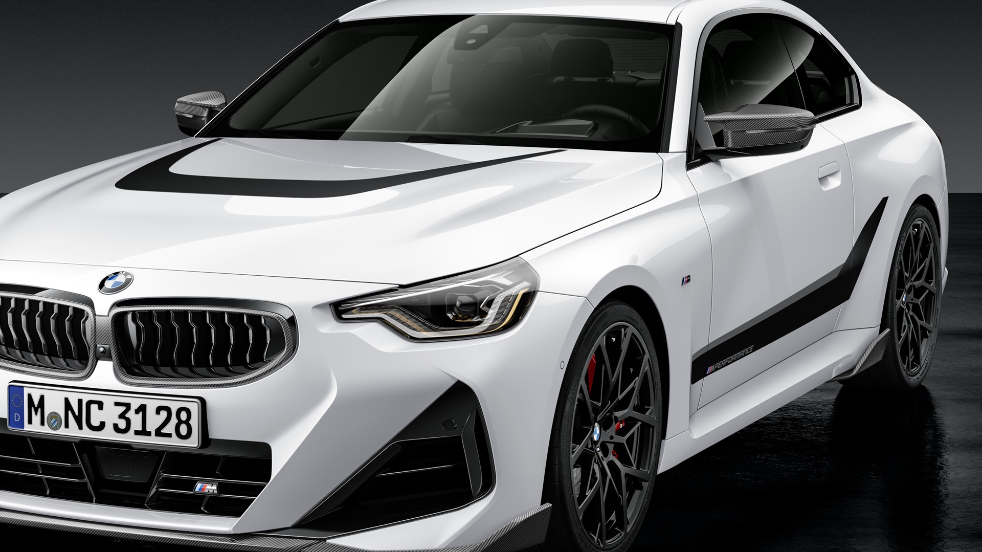 M Performance Folierung Frozen Black