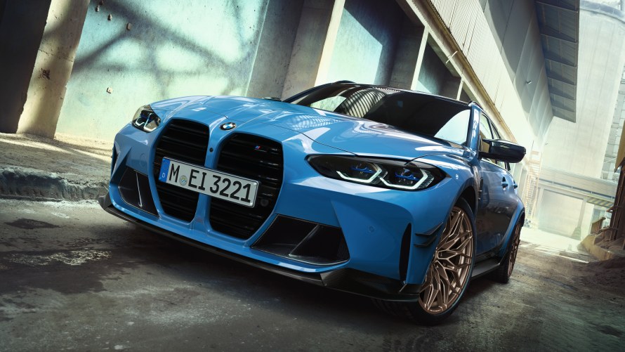 M Performance Frontaufsatz und M Performance Lufteinlassblende Front Carbon