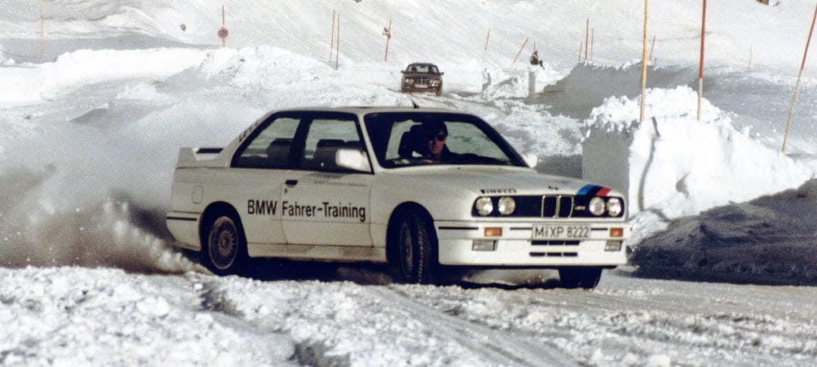 BMW Driver Training in Sölden 1991