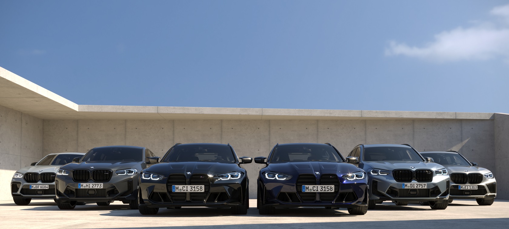 A selection of the most impressive BMW paint finishes in black and grey. 
