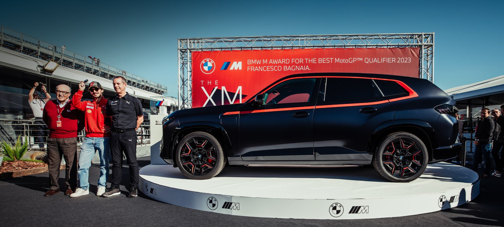 Francesco Bagnaia wins BMW M Award 2023.