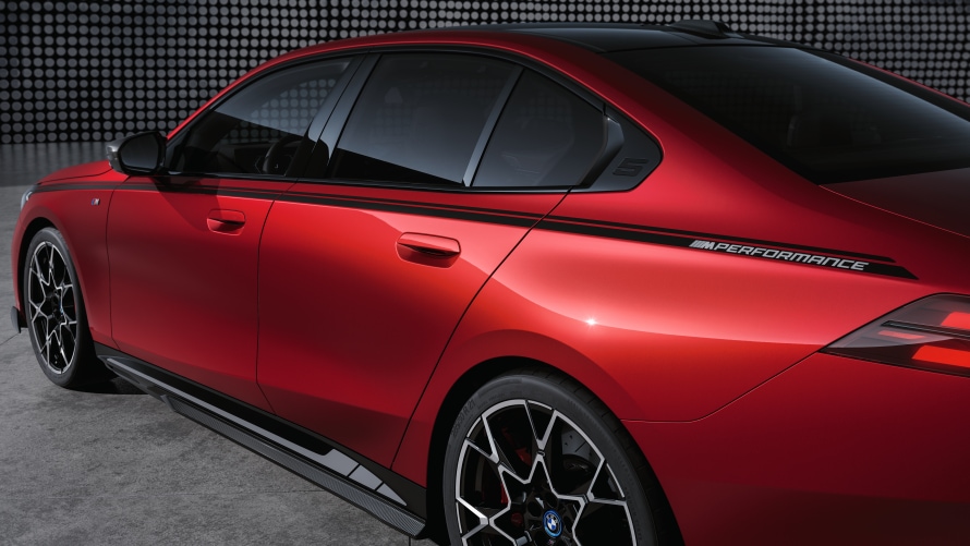 M Performance side decals Frozen Black