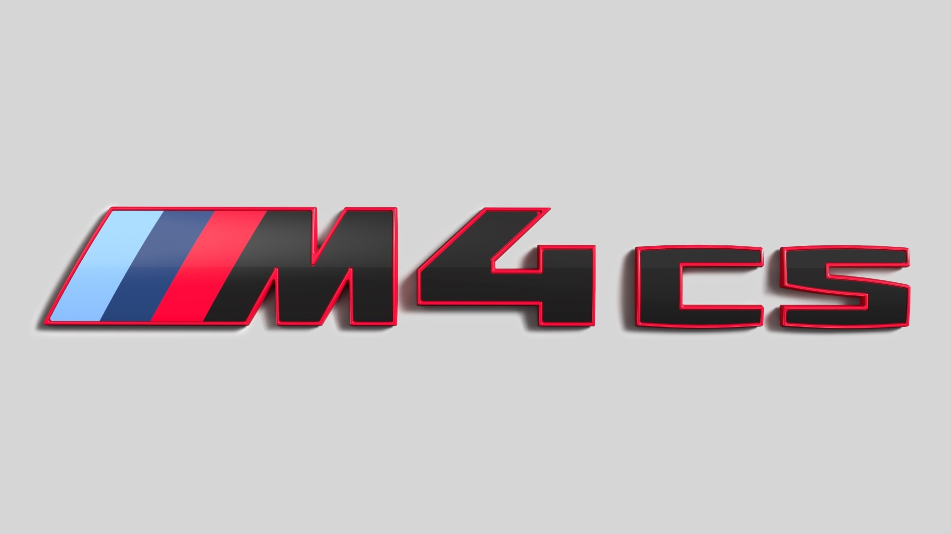 Das Logo des BMW M4 CS