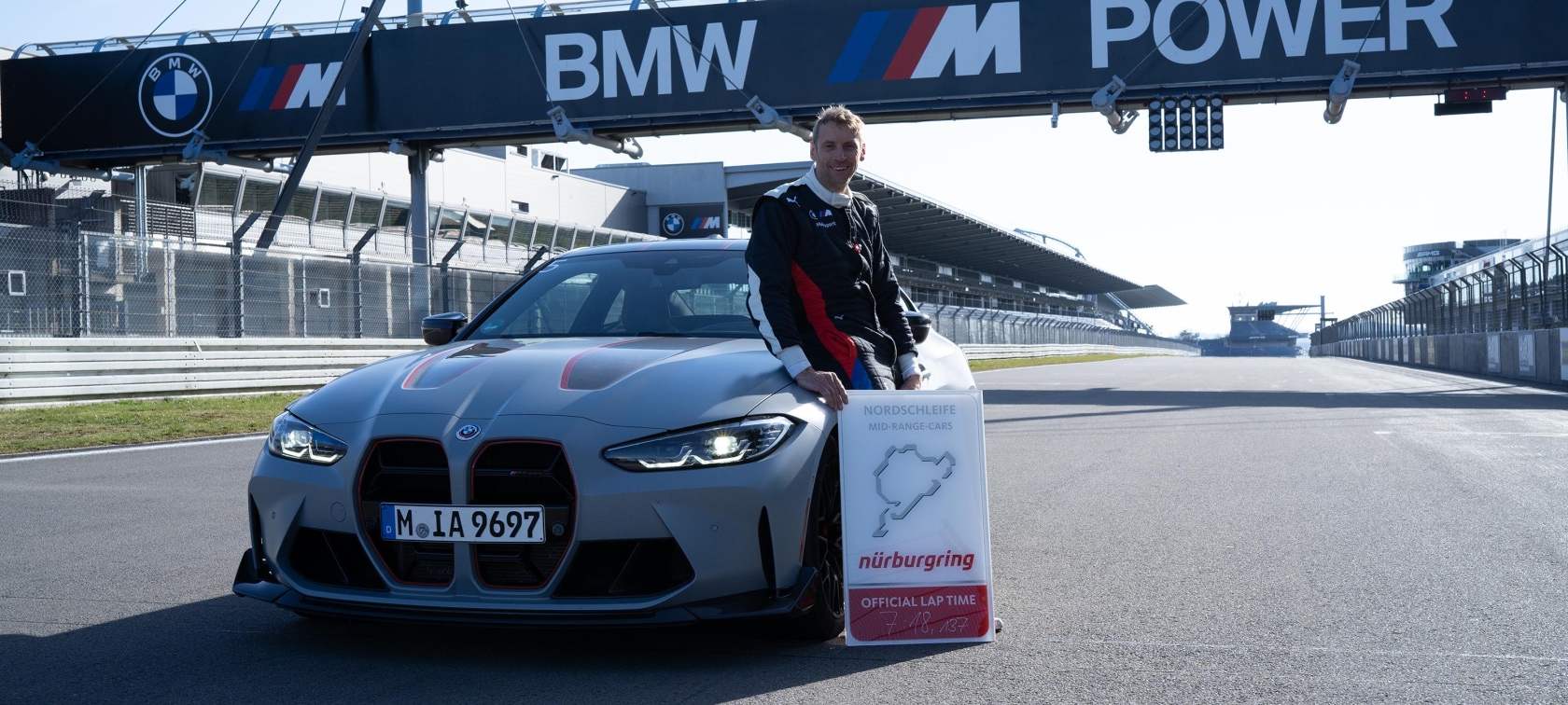 BMW M4 CSL mit neuem Rekord auf der Nürburgring-Nordschleife.