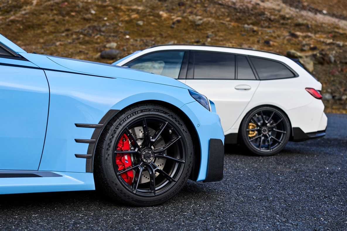BMW M Performance centre lock wheels on BMW M3 and BMW M2