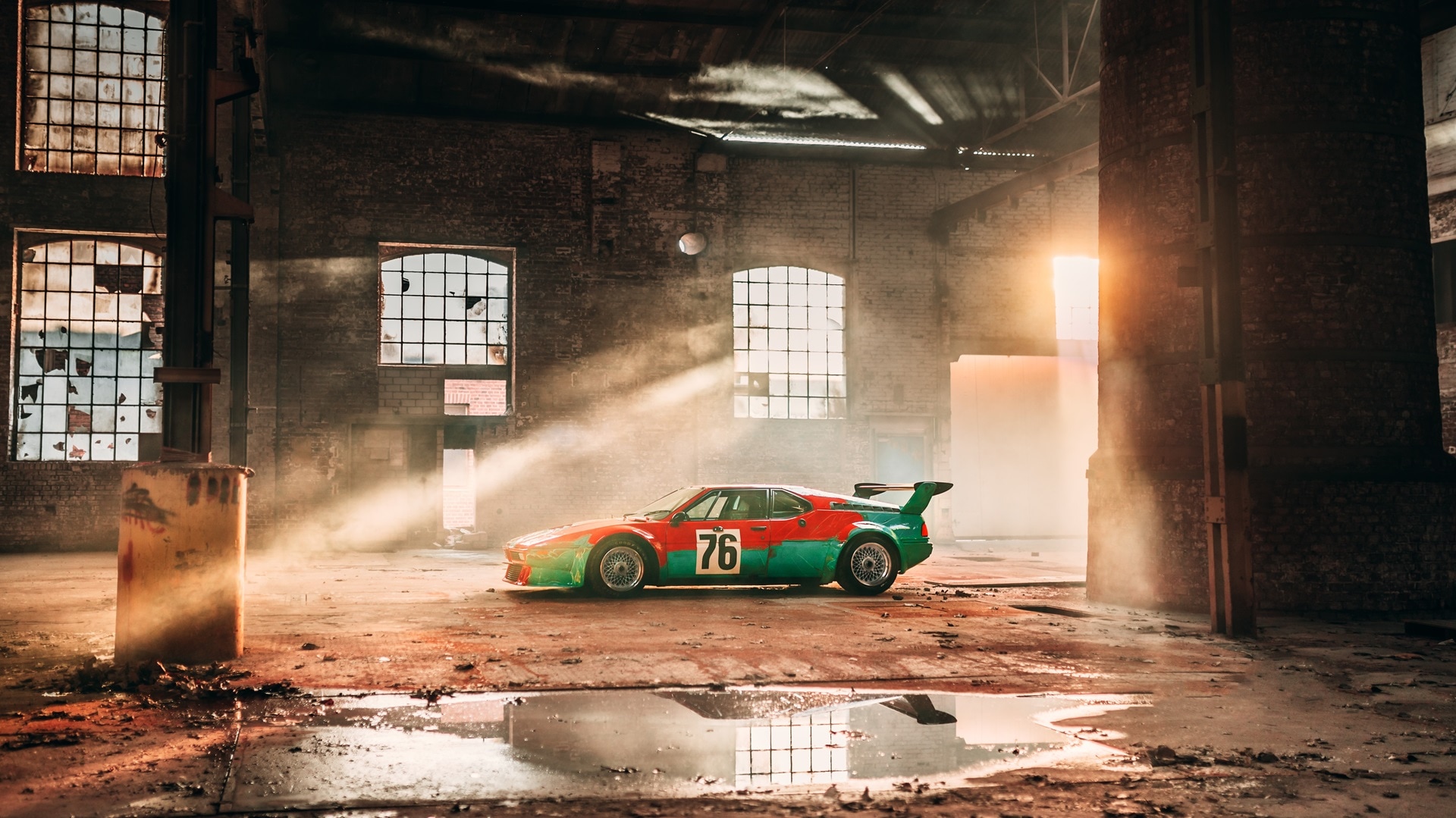BMW M1 Art Car by Andy Warhol, 1979.