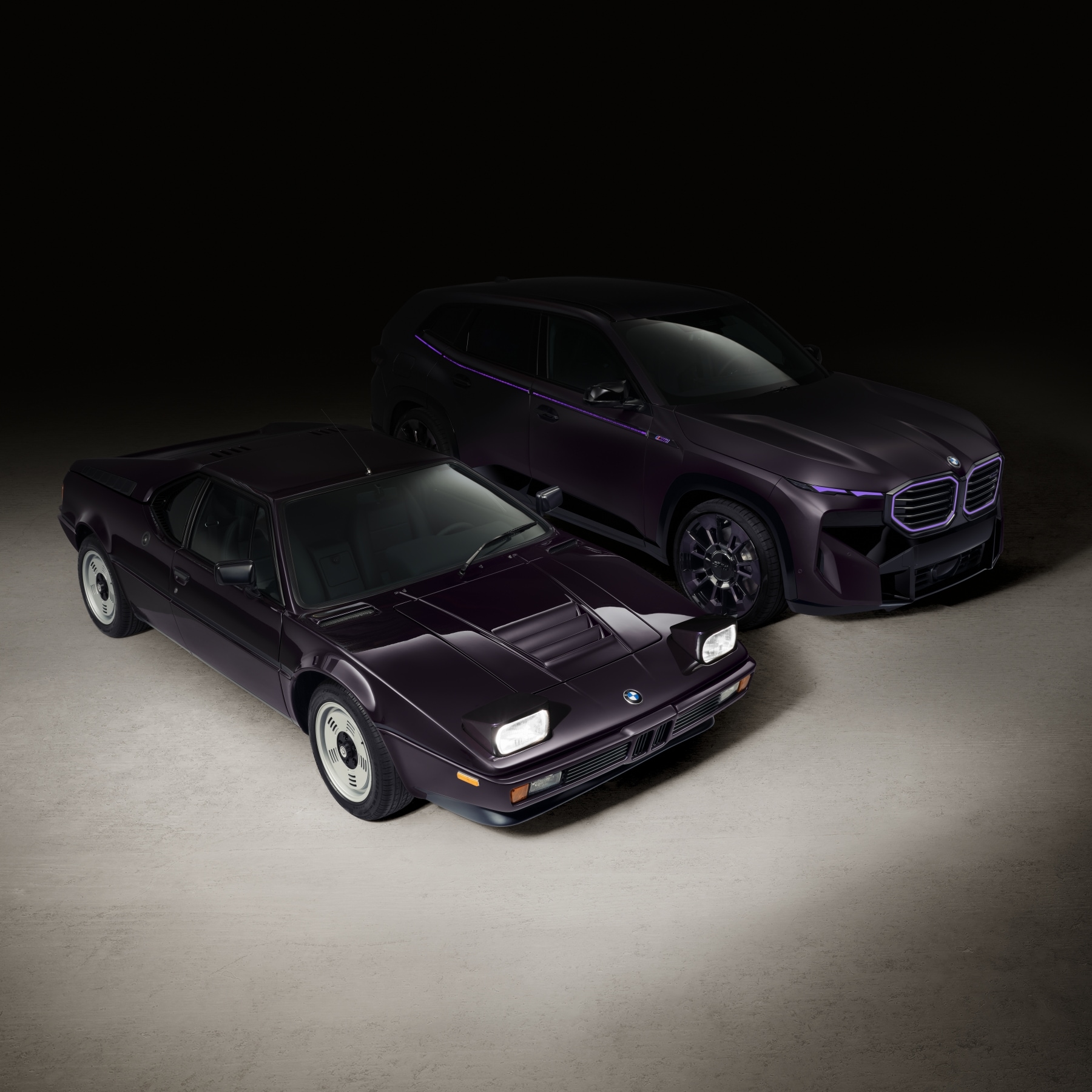 Kith for BMW Kapitel 3: BMW M1 E26 by Ronnie Fieg und BMW XM Kith Concept.