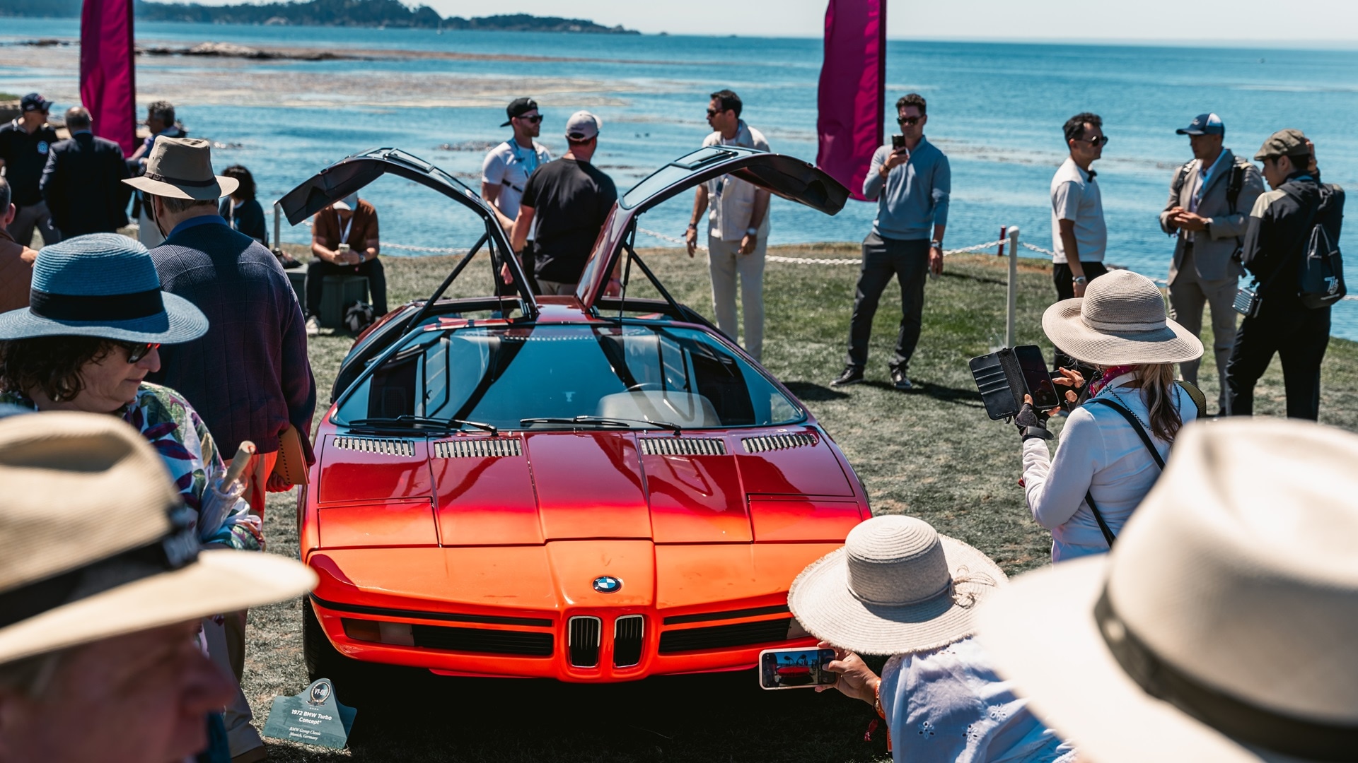 Concept car classic BMW Turbo at Pebble Beach Concours d'Elegance, 2024.