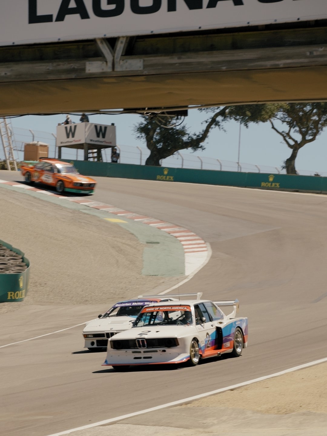 Demanding track with bends and elevation changes.