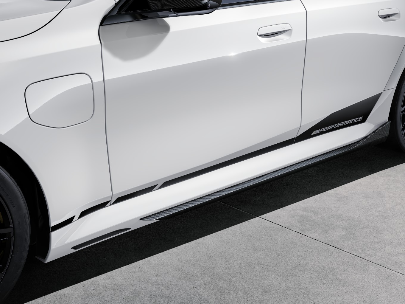 M Performance Performance side decals in Frozen Black