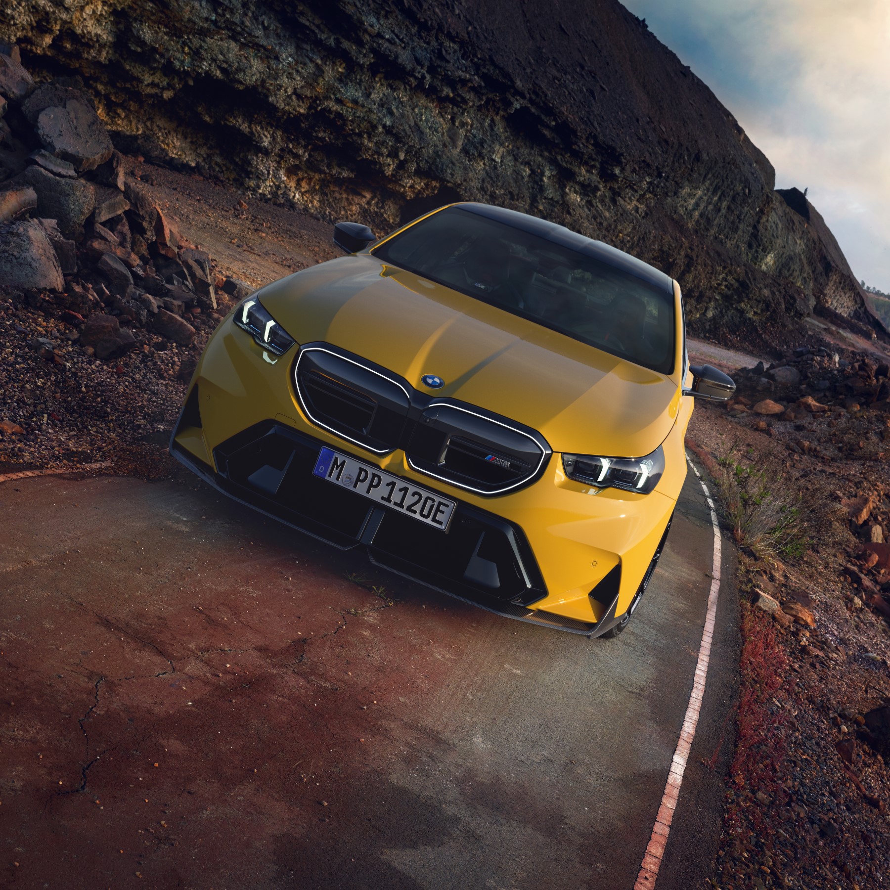 The new BMW M5 with M Performance Parts.