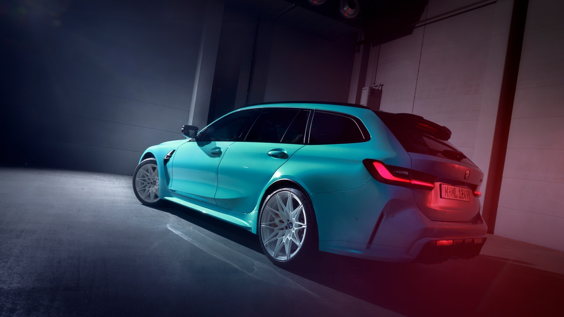 Blue is for racing.