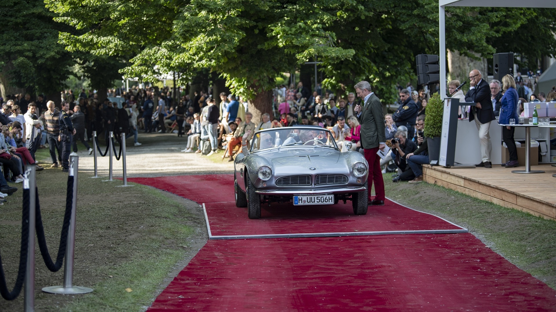 Parade at the Grand Hotel Villa d’Este terrace, 2023.