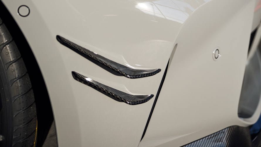 M Performance flicks carbon fibre