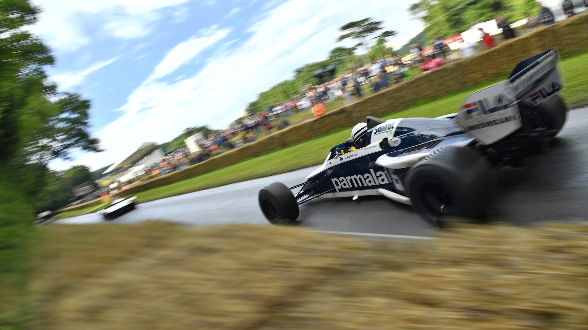 … and you'll miss it: the Brabham-BMW BT 52 at the Hillclimb 2016.