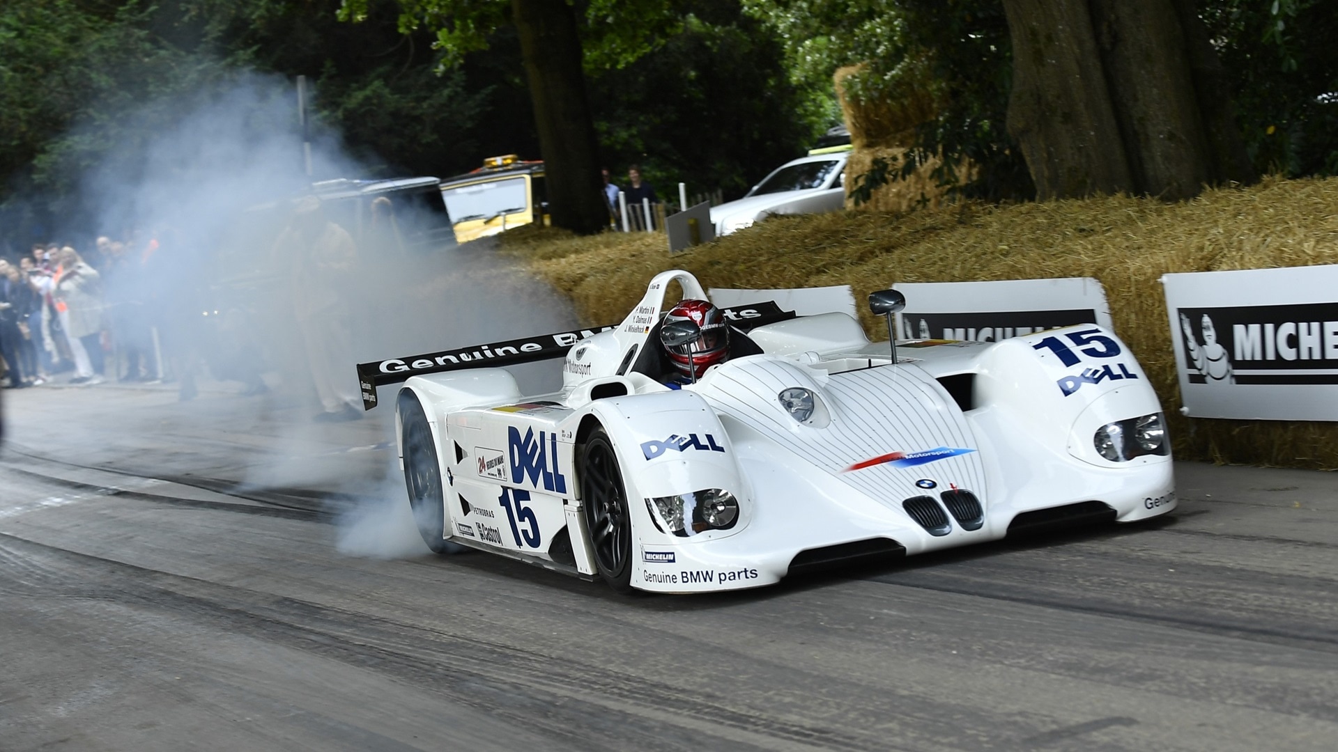 A piece of motorsport history: Le Mans victor BMW V12 LMR at Goodwood, 2017.