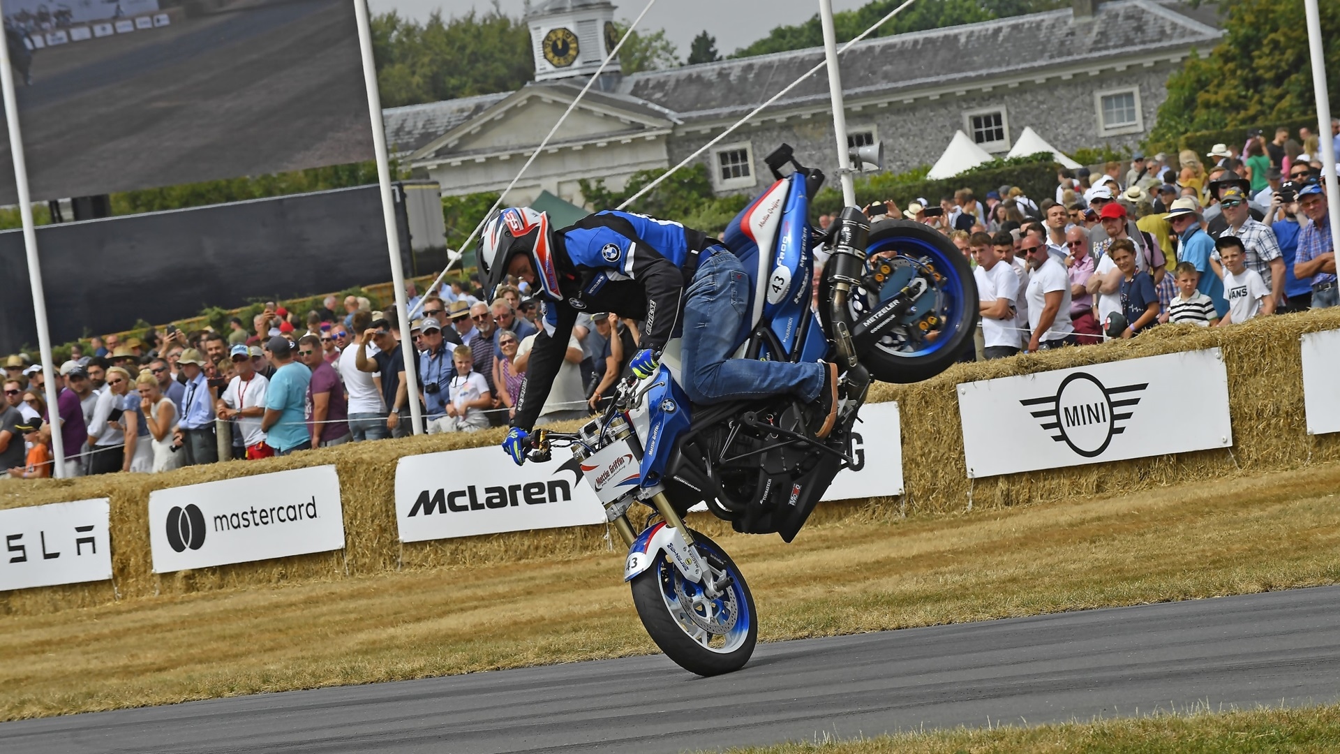Mattie Griffin on his BMW F800R at Goodwood.