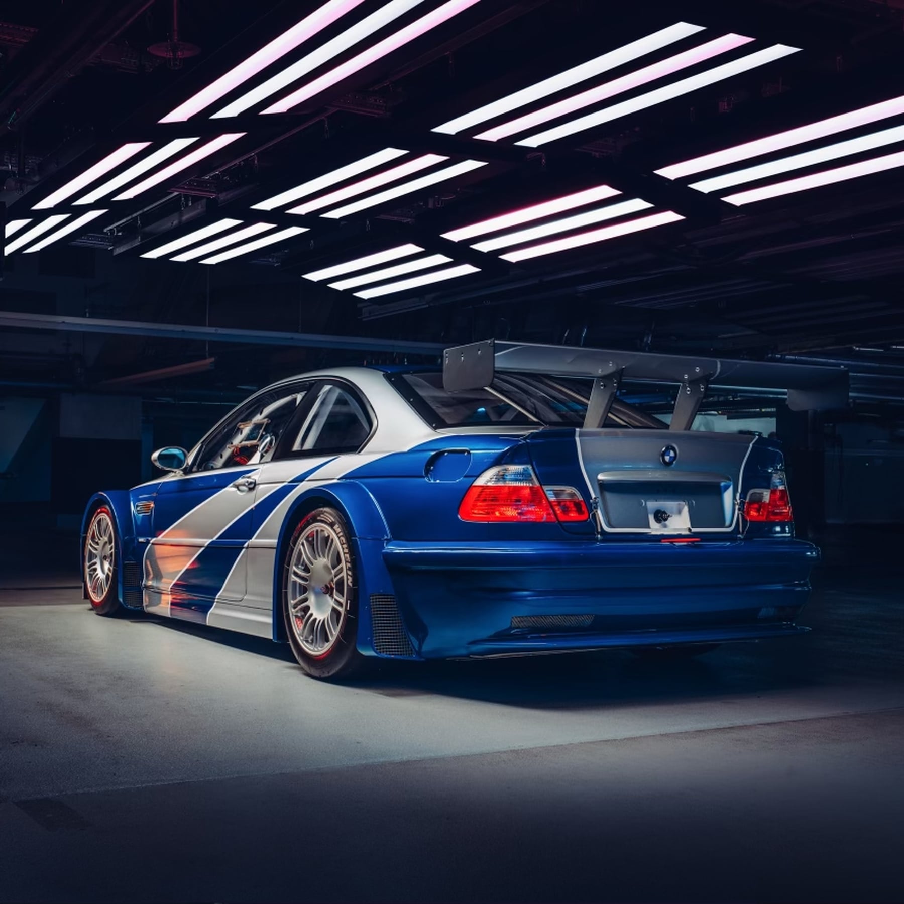 The BMW M3 GTR from Need for Speed™: Most Wanted.