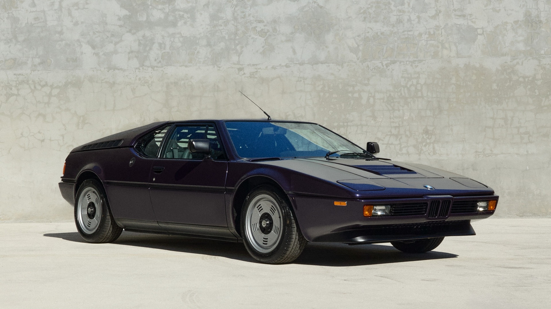 The 1981 BMW M1 E26 by Ronnie Fieg in Frozen Techno Violet metallic