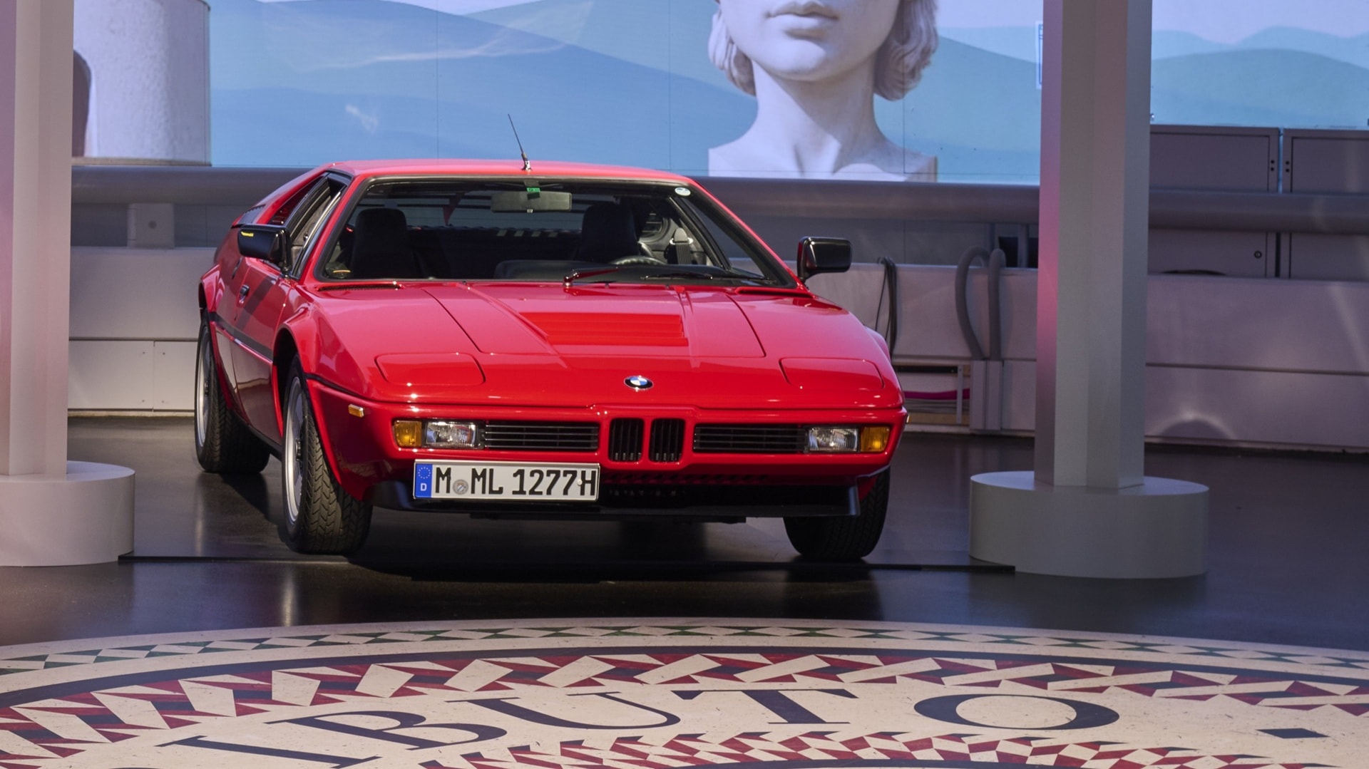 The BMW M1 in the exhibition ‘Belle Macchine’