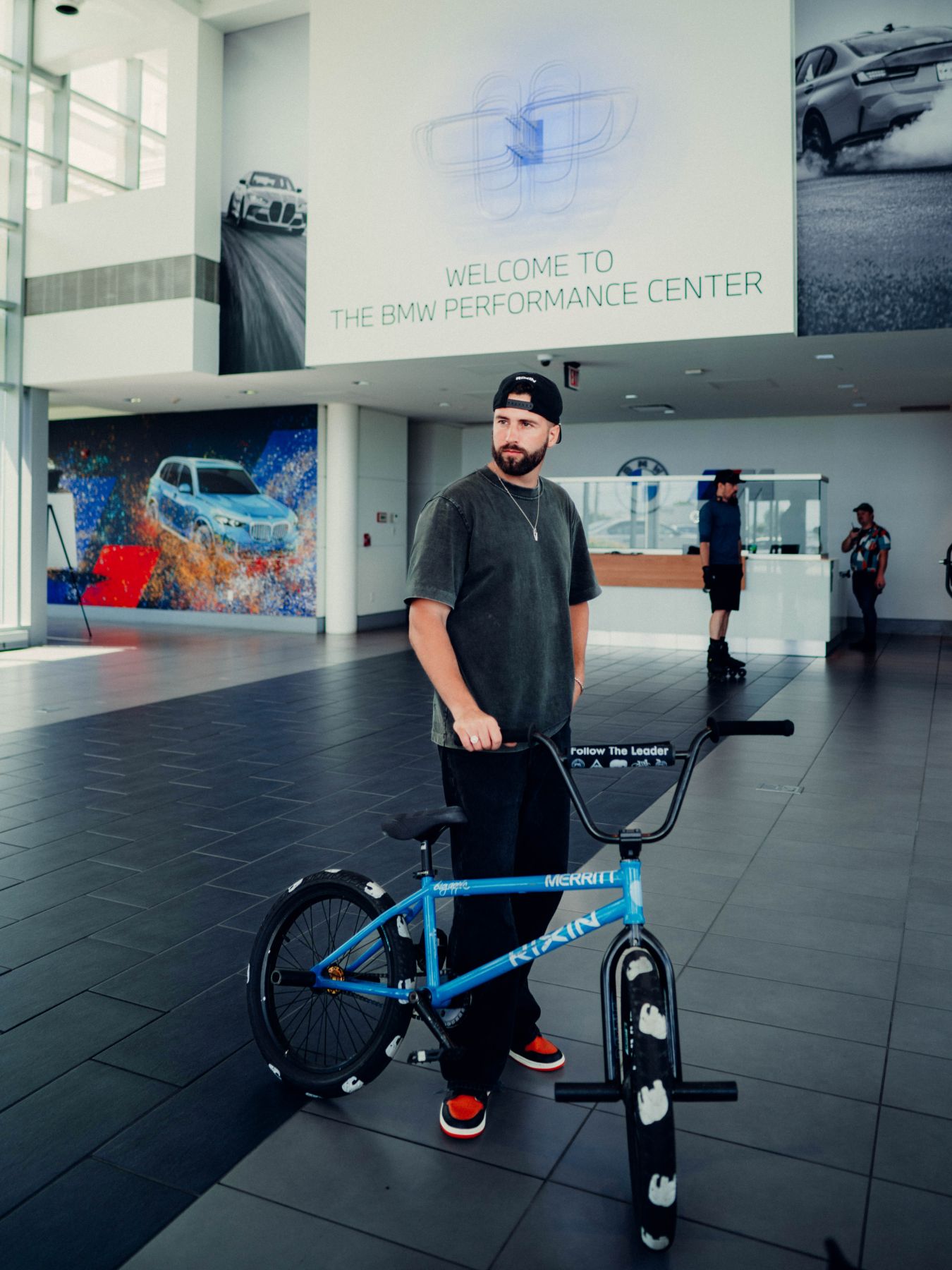 Billy Perry at the BMW Performance Center in North Carolina