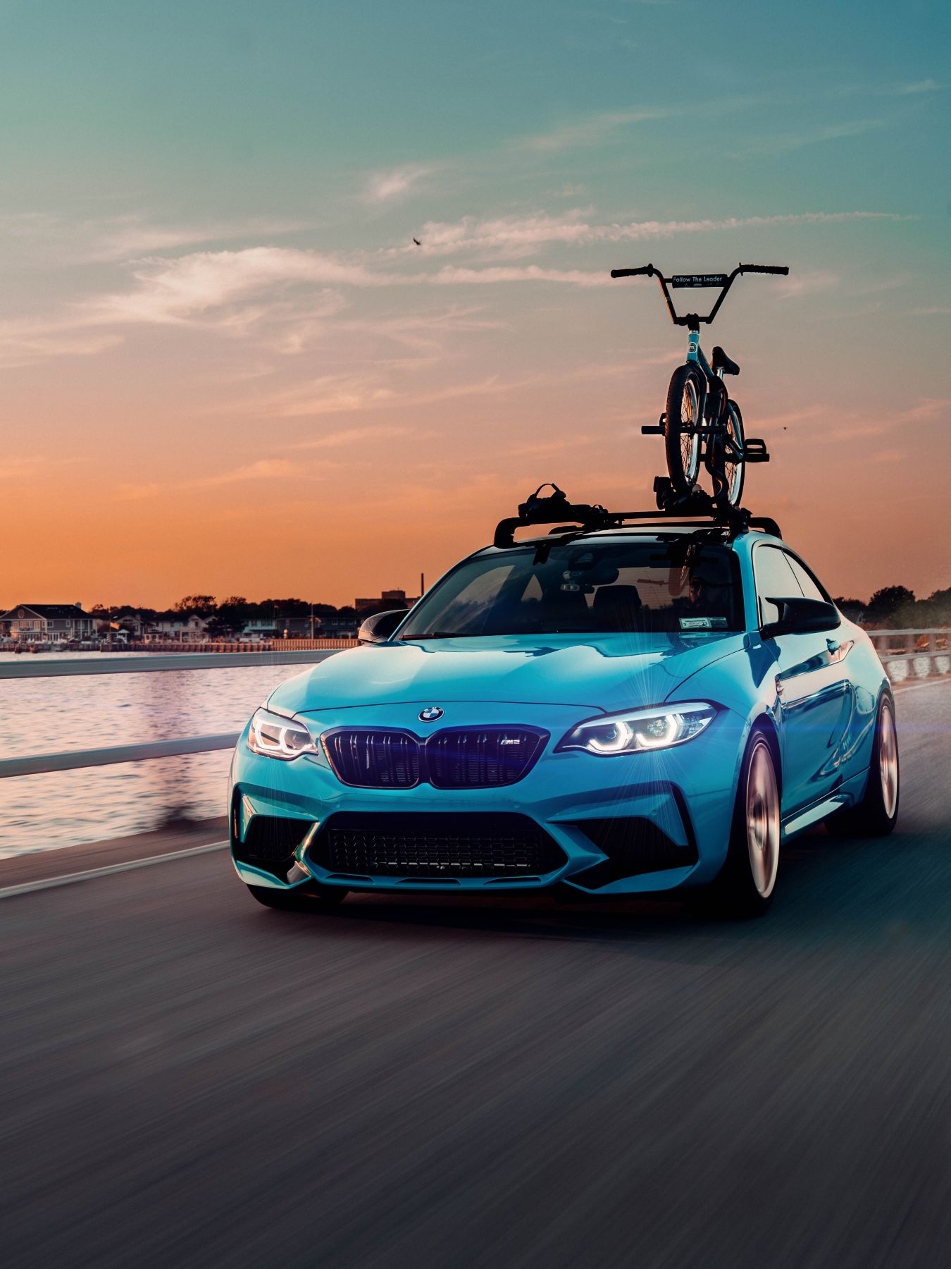 Billy Perry with his BMW M2 