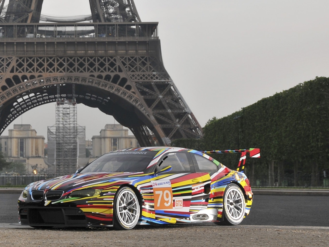 Jeff Koons‘ BMW M3 GT2 cutting a great figure in Paris, 2012.&nbsp;