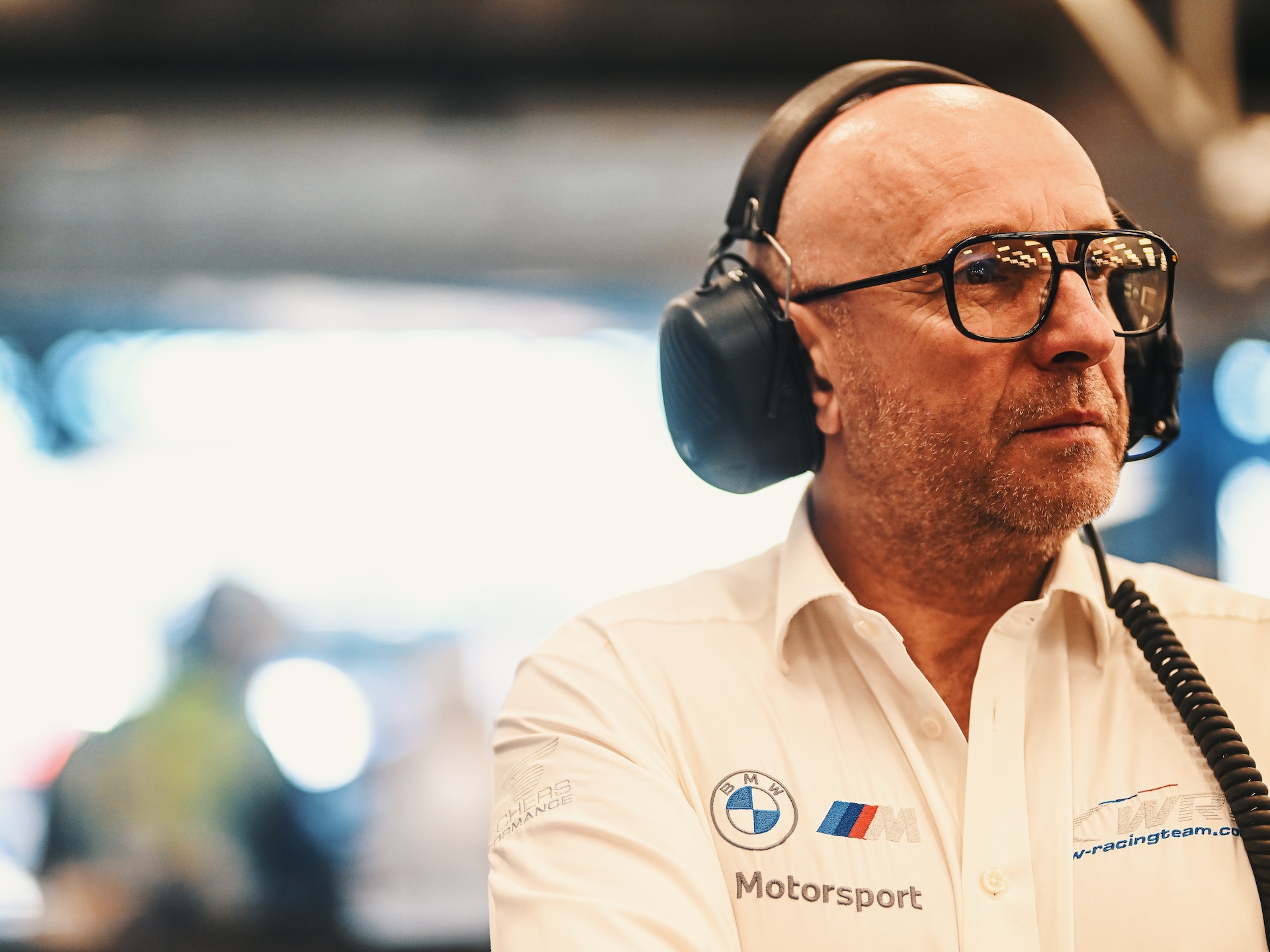 Vincent Vosse in der Teamgarage in Dschidda