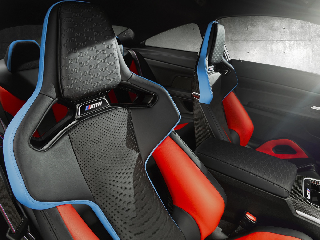 Interior of the BMW M4 COMPETITION x KITH
