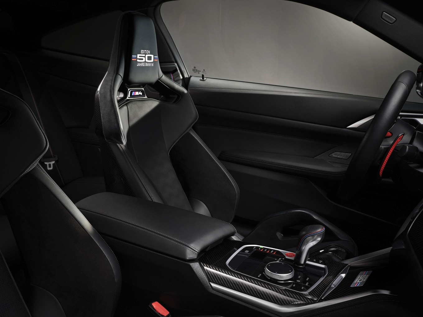 Interior of the BMW M4 - 50 Jahre BMW M Edition