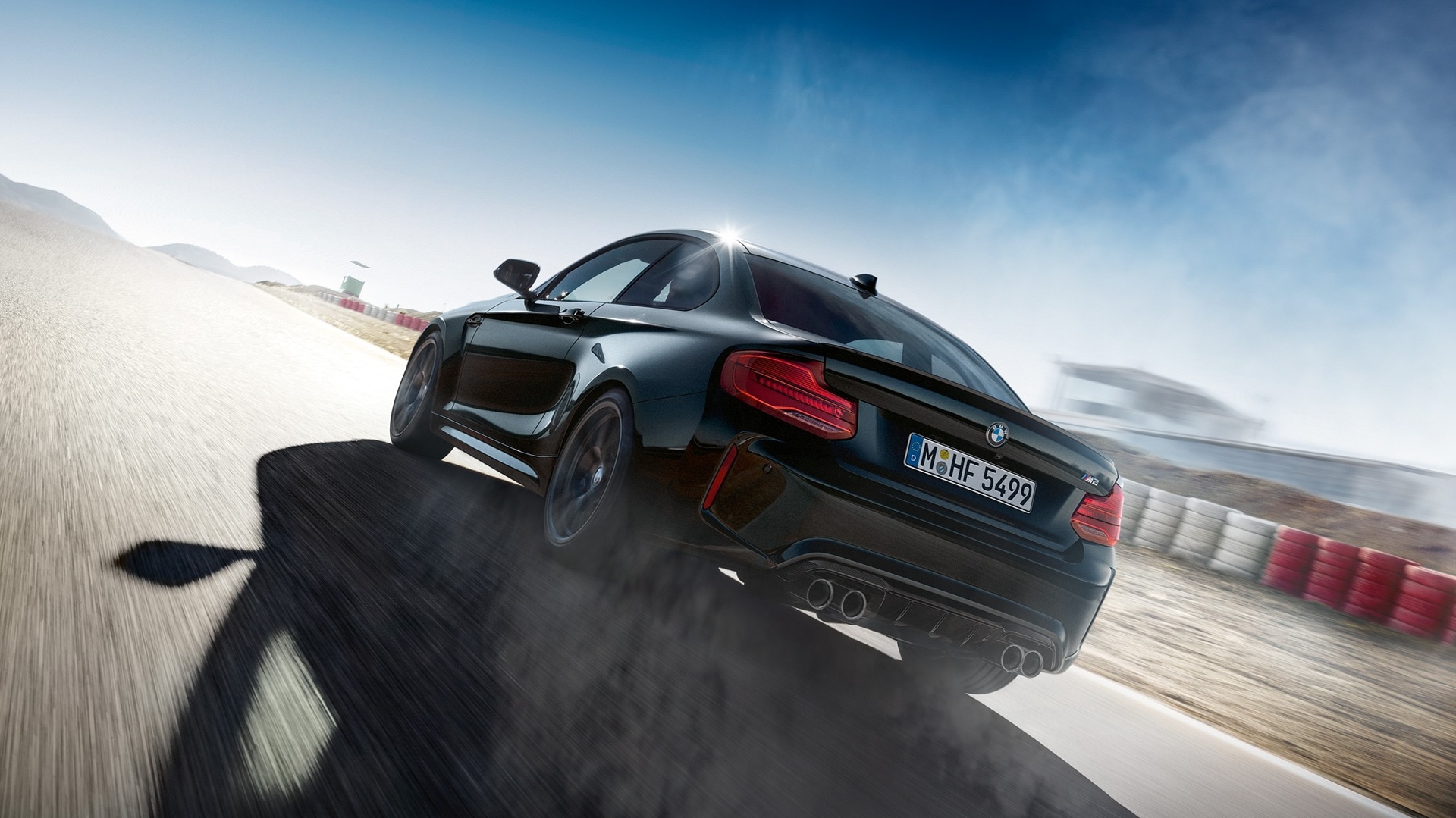 Rear view of the BMW M2 Coupé Edition Black Shadow 