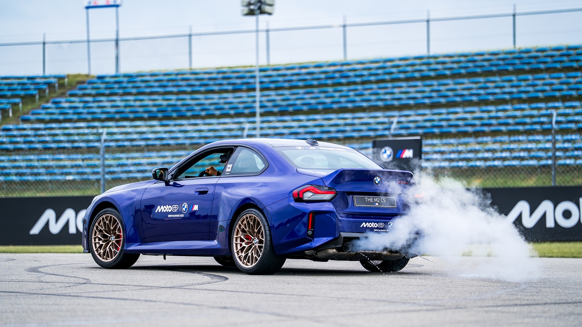 BMW M2 CS taking on the Drive in Reverse Challenge.