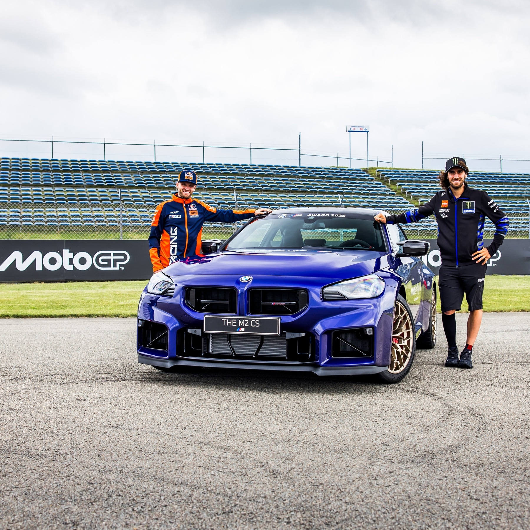 The new BMW M2 CS is the winner’s car for the 2025 MotoGP™ M Award.