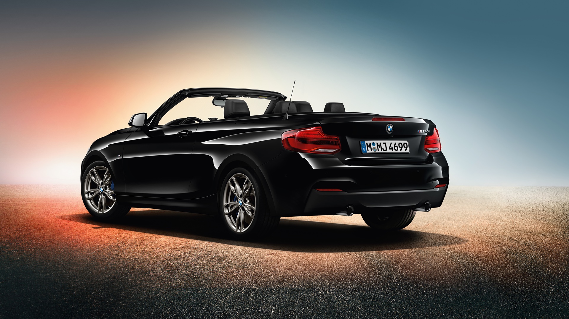 Heckansicht vom BMW M240i