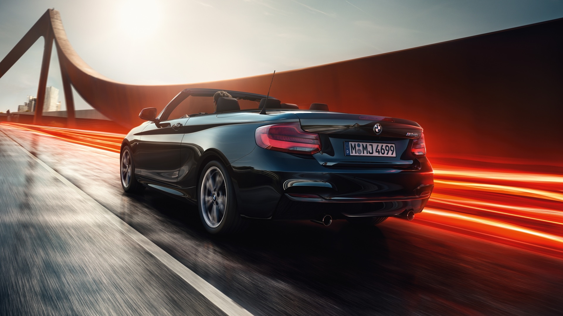 Heckansicht vom BMW M240i