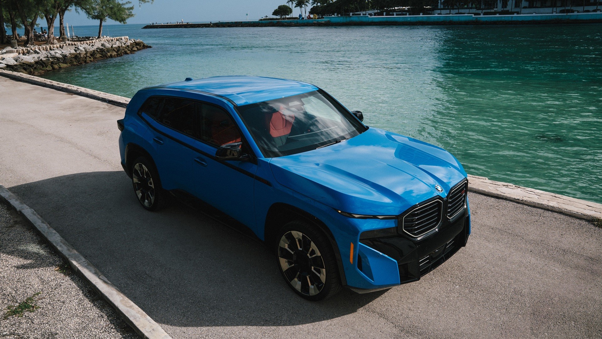 BMW XM in Santorini Blue.