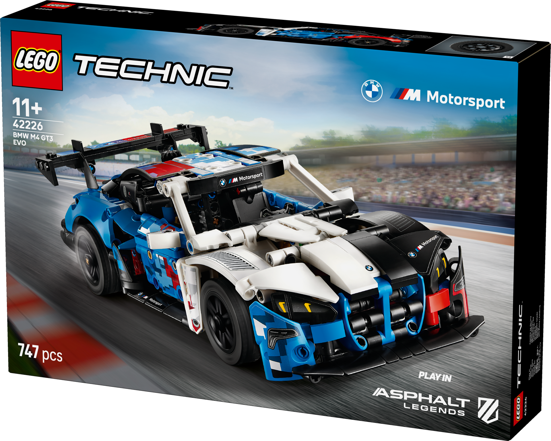 Front of the LEGO® Technic BMW M4 GT3 EVO Race Car box