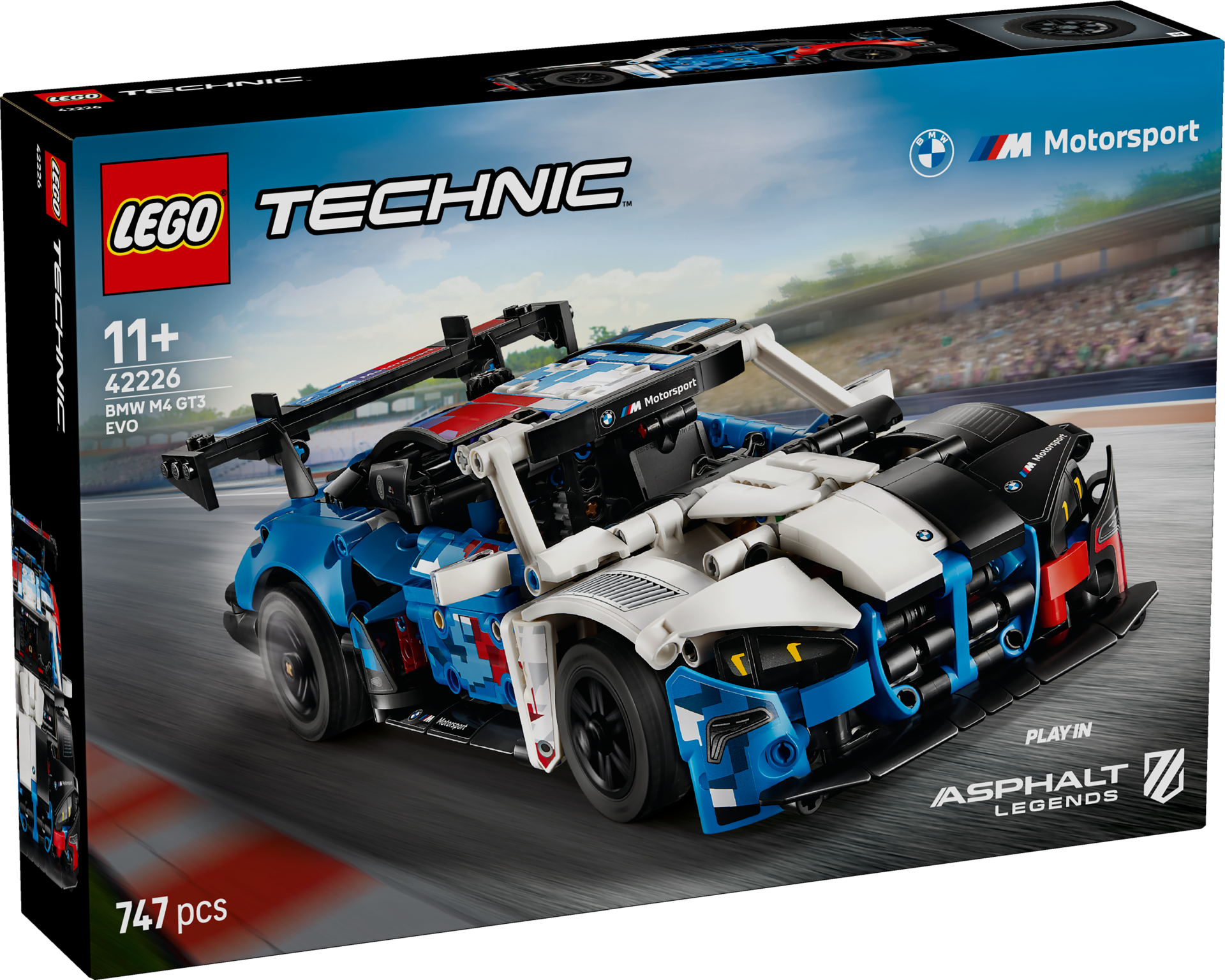 Front of the LEGO® Technic BMW M4 GT3 EVO Race Car box
