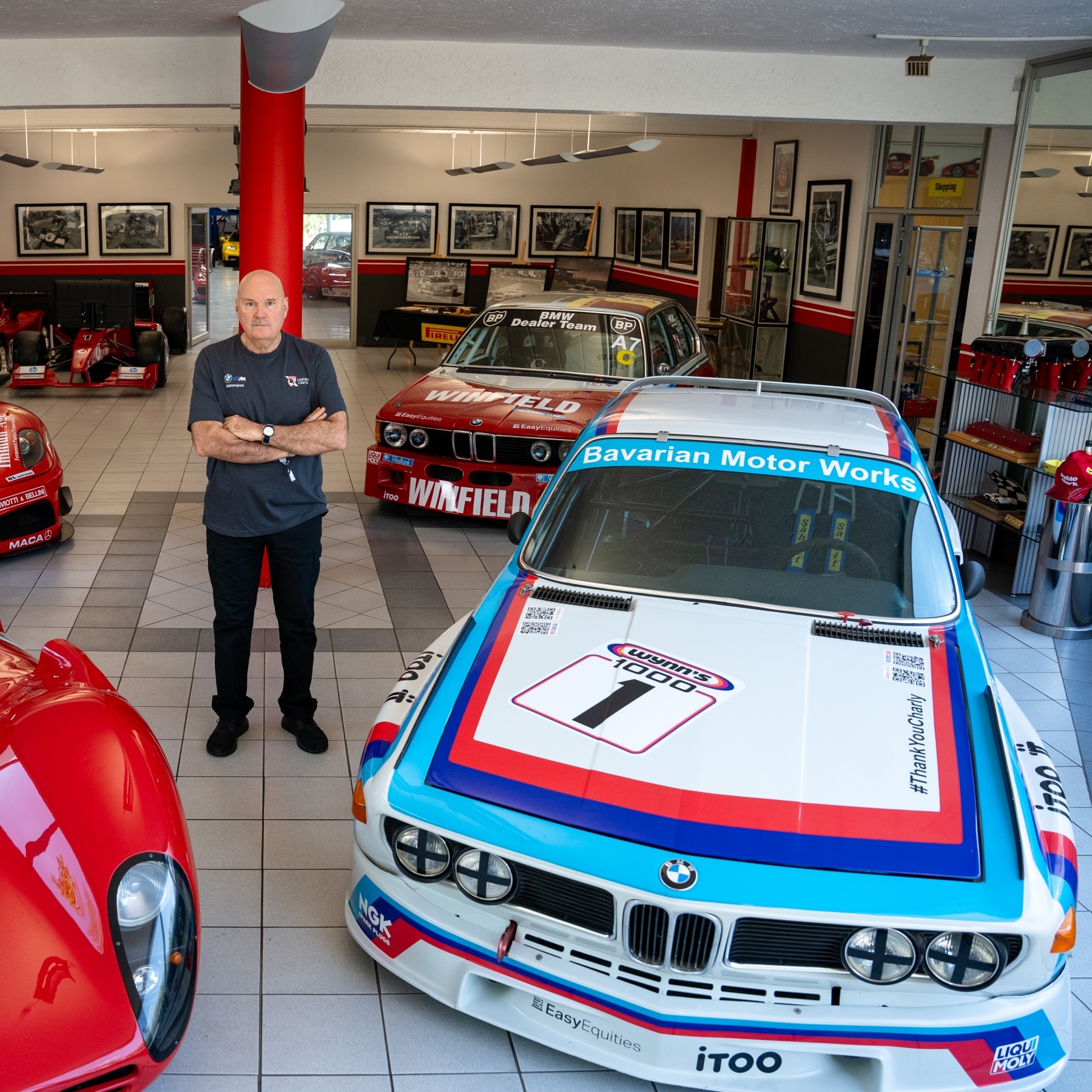 Der Unternehmer Paolo Cavalieri liebt das M in Motorsport. 