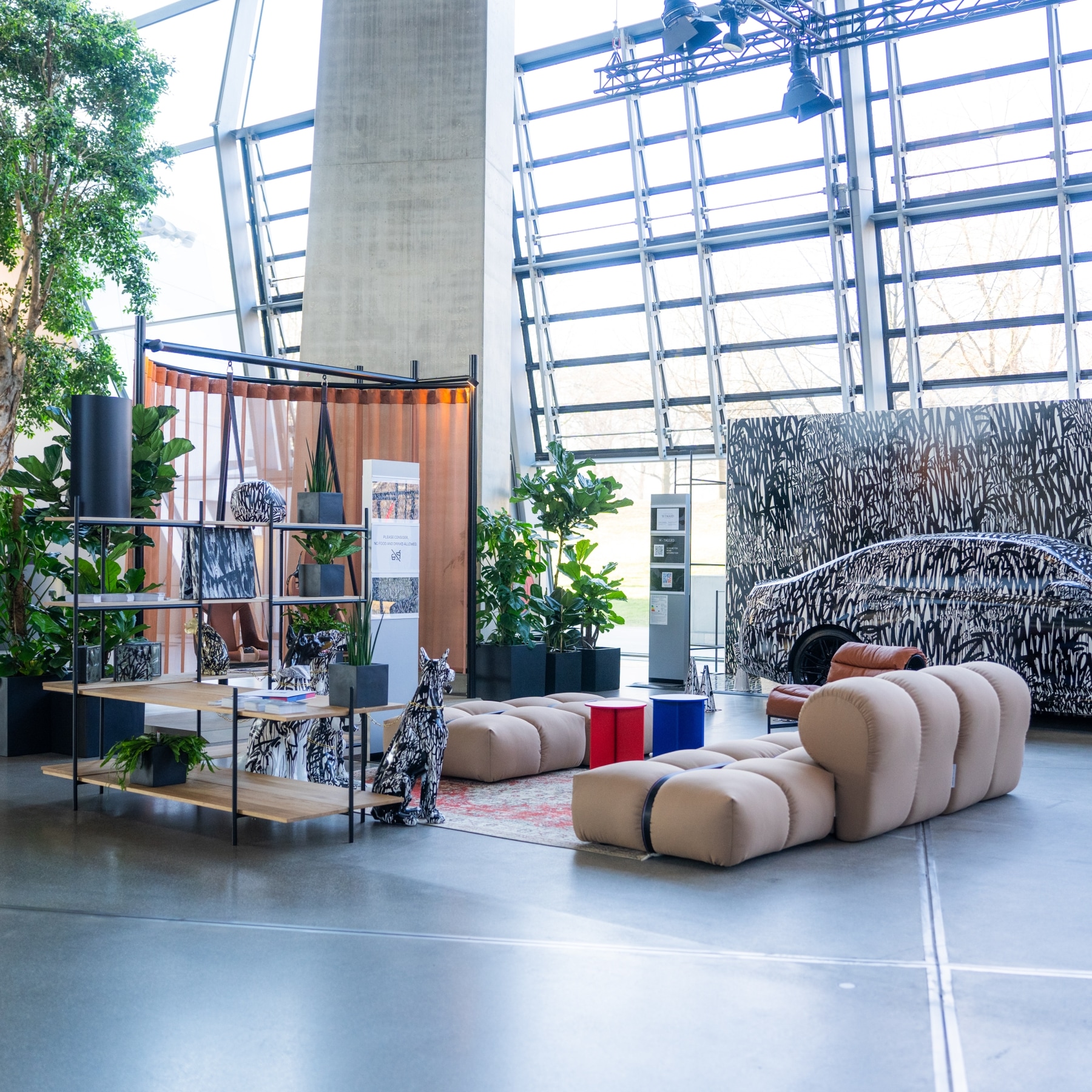 M Clubhouse in refurbished BMW Welt.