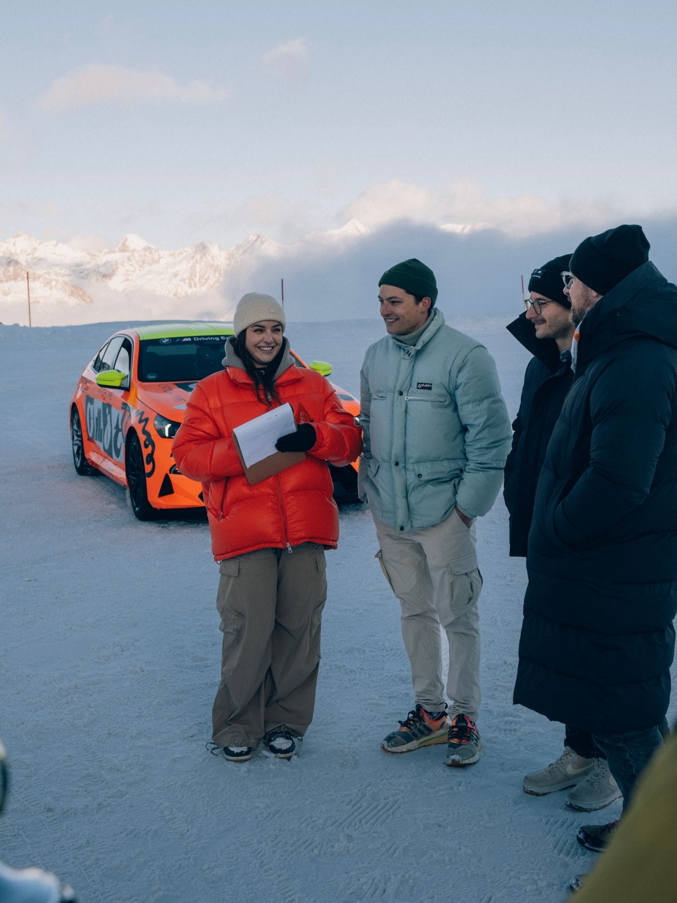 BMW M Games of Snow mit Becky Evans, Jan-Erik Slooten, Zoran Tilev und Robert Cameron
