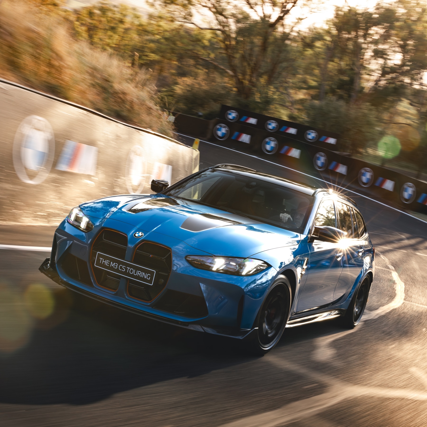 The BMW M3 CS Touring on legendary track.