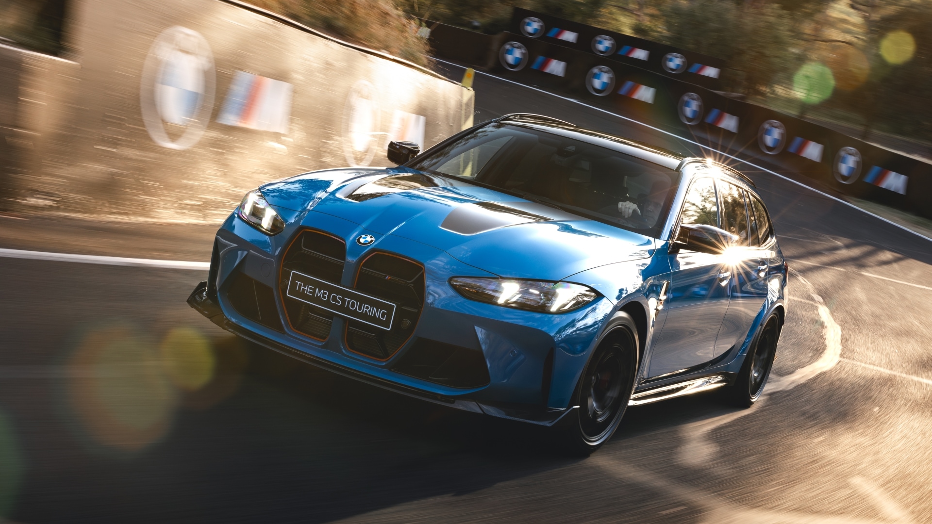The BMW M3 CS Touring on legendary track.