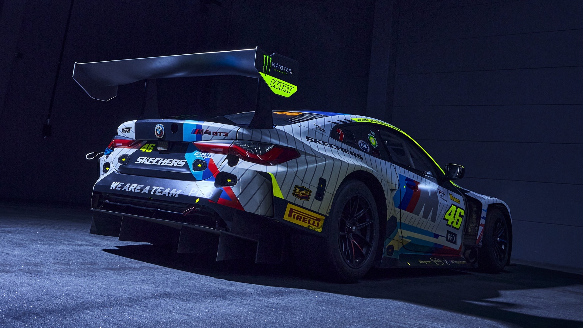 Versteigerungsobjekt Valentino Rossis #46 BMW M4 GT3.