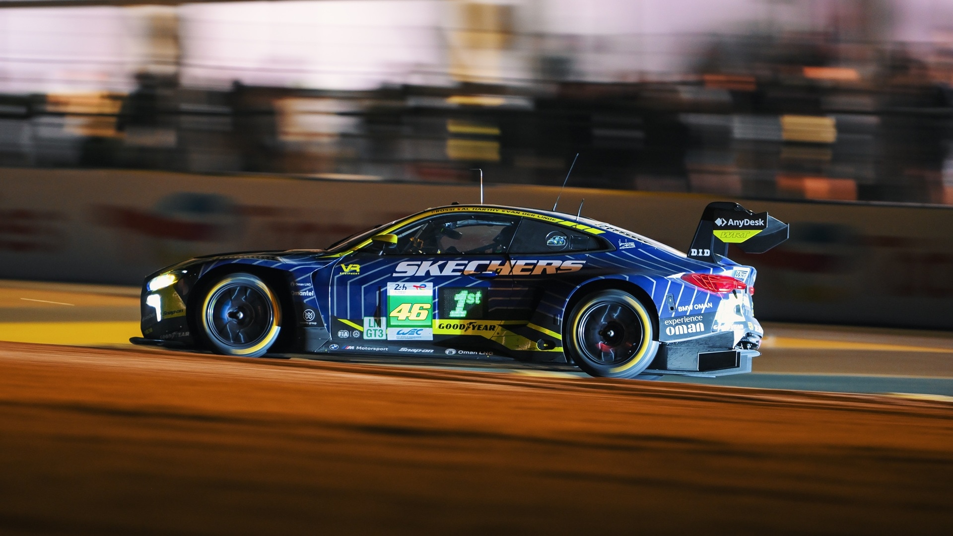 Kelvin van der Lindes #46 BMW M4 GT3 EVO bei den 24 Stunden von Le Mans, 2025