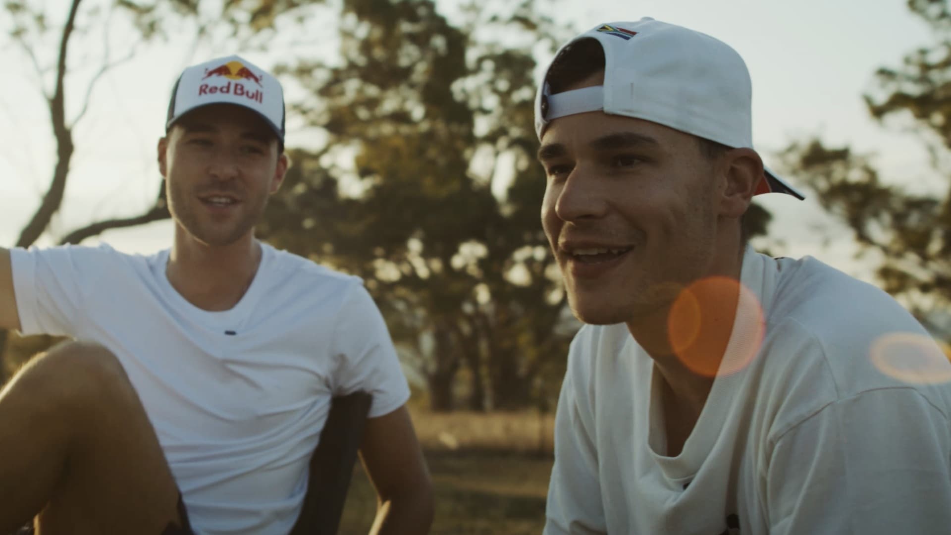 Kelvin van der Linde und Sheldon van der Linde Linde beim Picknick 